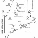 Maine Map Coloring Page | Free Printable Coloring Pages   Maine State Map Printable