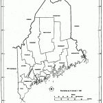 Maine Maps   Perry Castañeda Map Collection   Ut Library Online   Maine State Map Printable