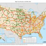 Major Truck Routes On The National Highway System: 2040   Fhwa   California Truck Routes Map
