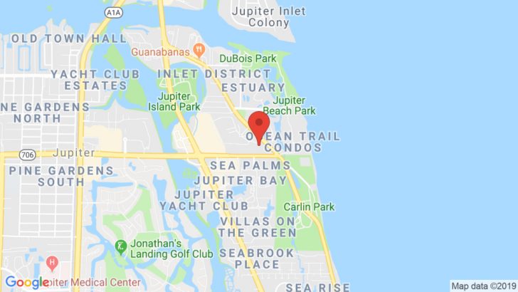 Jupiter Inlet Florida Map