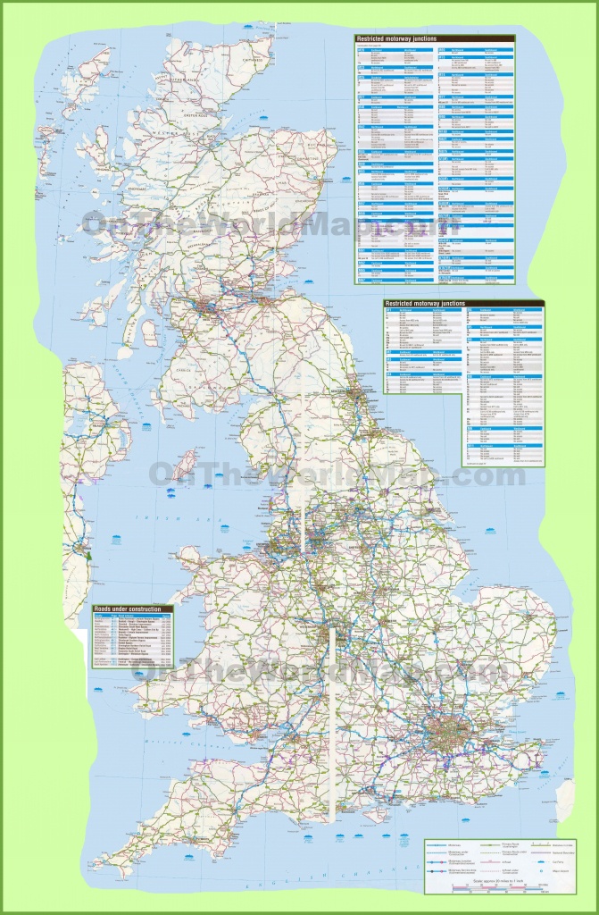 Map Free Printable Road Maps Uk - Berkshireregion - Free Printable Road Maps