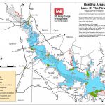 Map | Lake O' The Pines   Texas Fishing Maps