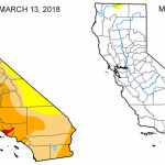 Map: Look At The Drought Difference In California From One Year Ago   California Traffic Conditions Map