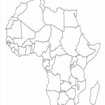Map Of Africa Template | Silhouettes | Africa Outline, Map Outline   Africa Outline Map Printable