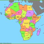 Map Of Africa With Countries And Capitals   Printable Map Of Africa With Countries