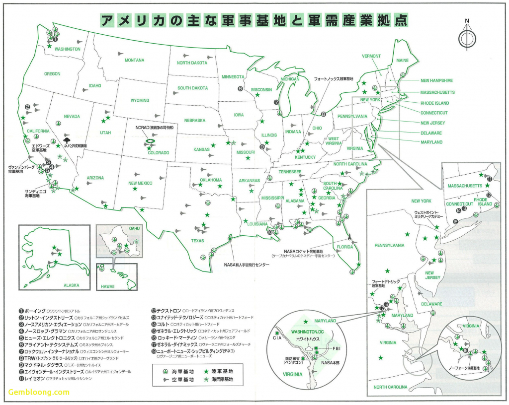 Map Of All Us Military Bases Us Military New Us Military Bases - Map Of Army Bases In California