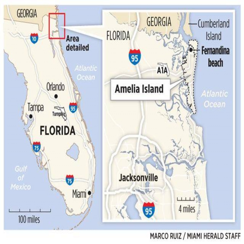 Map Of Amelia Island Florida - Amelia Island Florida Map