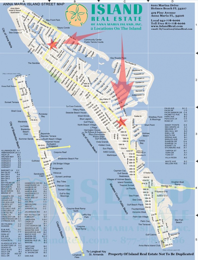 Map Of Anna Maria Island - Zoom In And Out. | Anna Maria Island In - Street Map Of Sanibel Island Florida