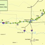 Map Of Arizona New Mexico Texas And Oklahoma Maps Of Route 66 Plan   Road Map Of Texas And Oklahoma