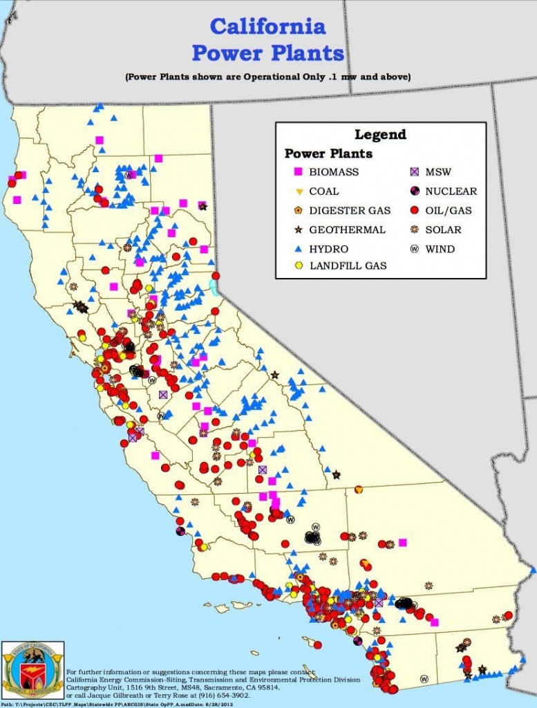 Map Of California Nuclear Power Plants | Download Them And Print - Nuclear Power Plants In California Map