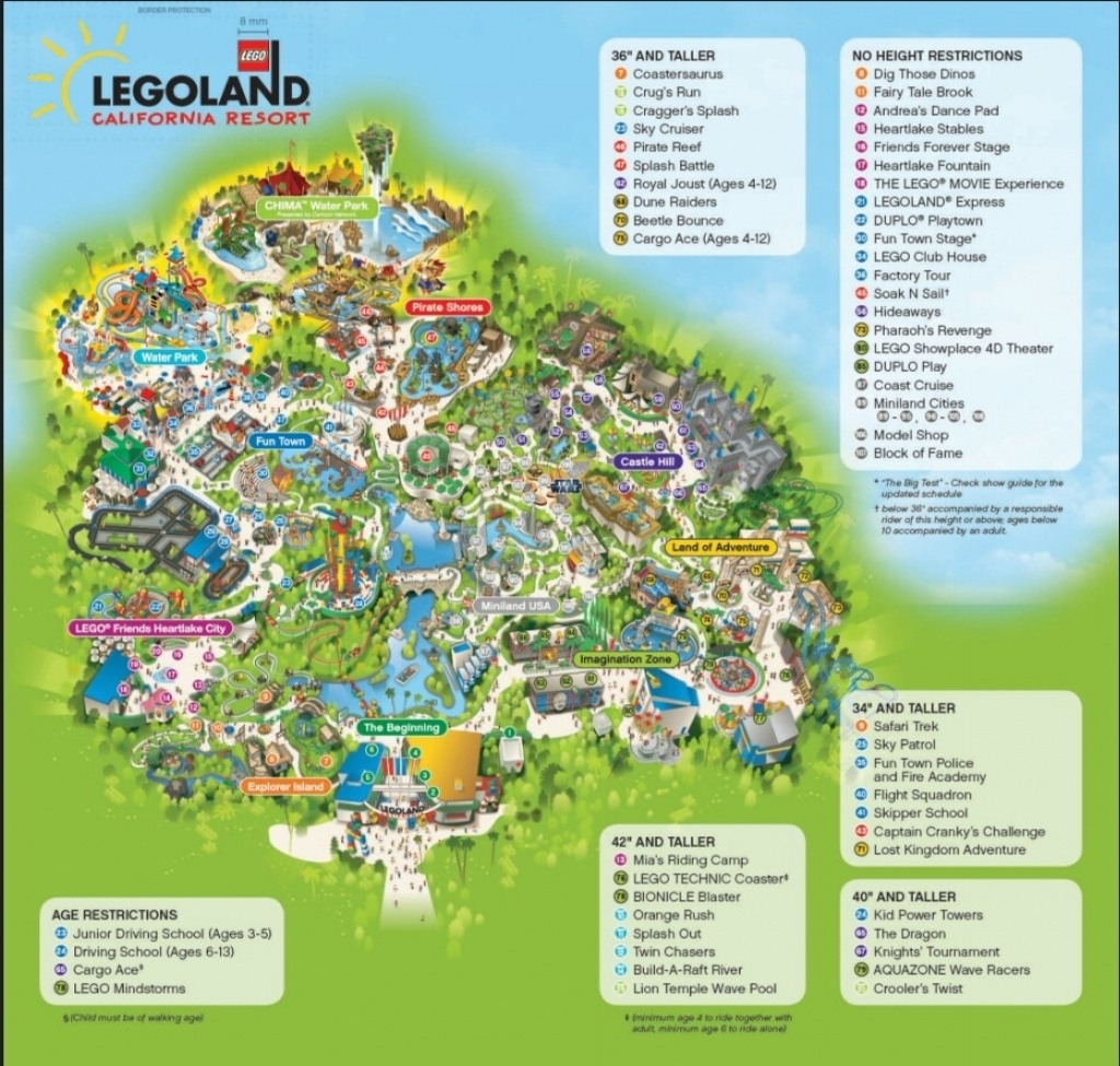 Map Of California Springs Legoland California Map | California Map - Legoland Map California 2018