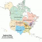 Map Of Canada States And Capitals: Canada And United States Map   Printable Map Of Us And Canada