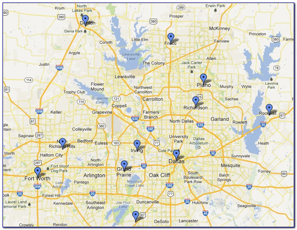 Map Of Dfw Metroplex Cities - Maps : Resume Examples #jel3Jq82Ng - Printable Map Of Dfw Metroplex