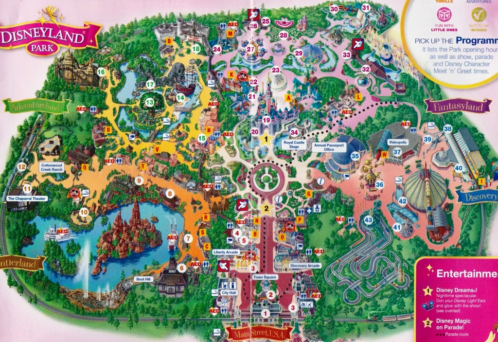 Printable Disneyland Paris Map 2018 Printable Maps