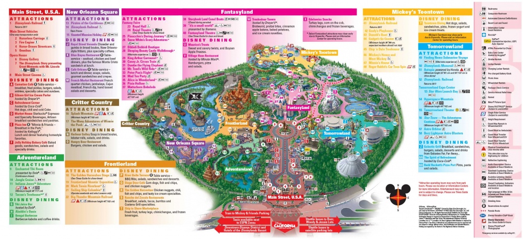 Map Of Disneyland Printable | Download Them And Print - Printable Disneyland Map 2015