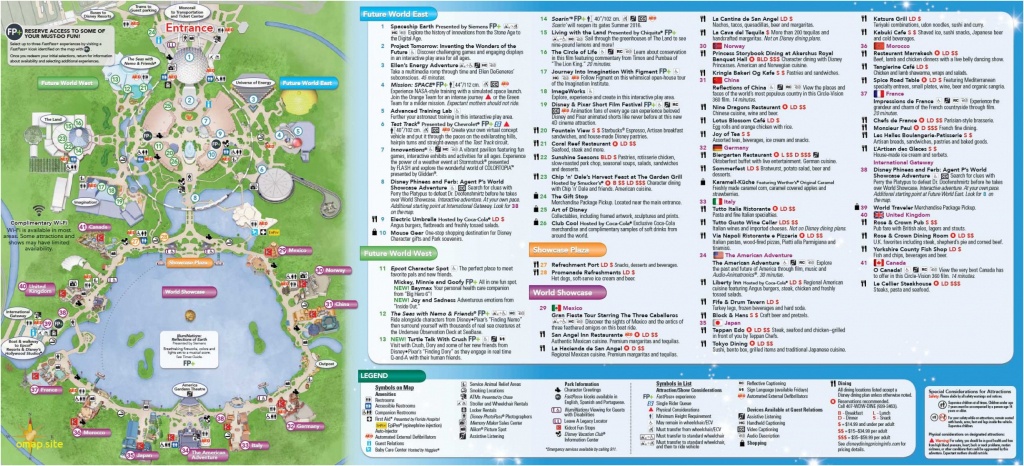 Map Of Disneyworld Park - Climatejourney - Printable Epcot Map