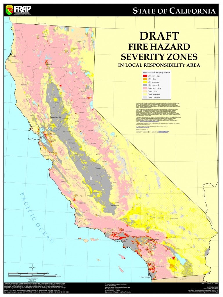 Map Of Fire Danger California | Download Them And Print - California Wildfire Risk Map