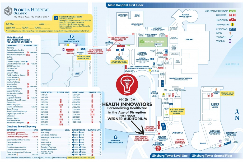 Map Of Florida Hospital Orlando | Download Them And Print - Florida Hospital South Map
