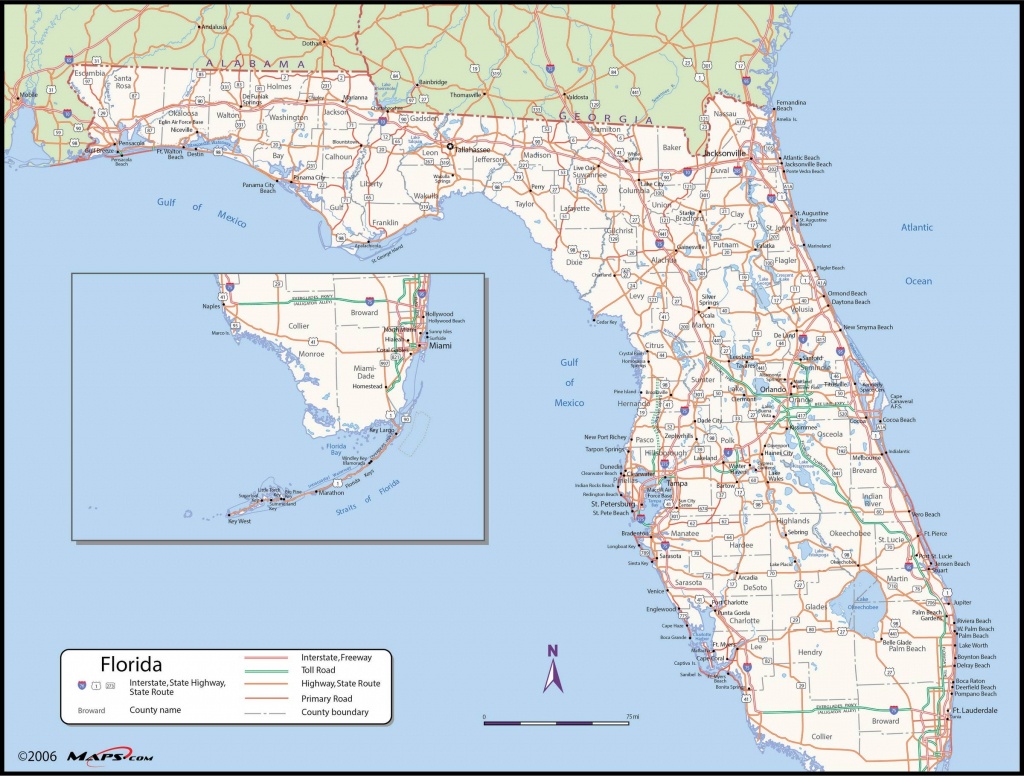 Map Of Florida State - Maps - Map Of Florida Counties And Cities