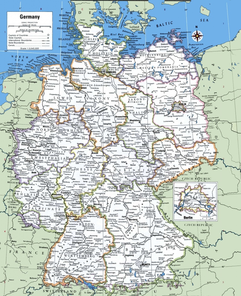 Map Of Germany With Cities And Towns | Traveling On In 2019 | Map - Printable Map Of Germany