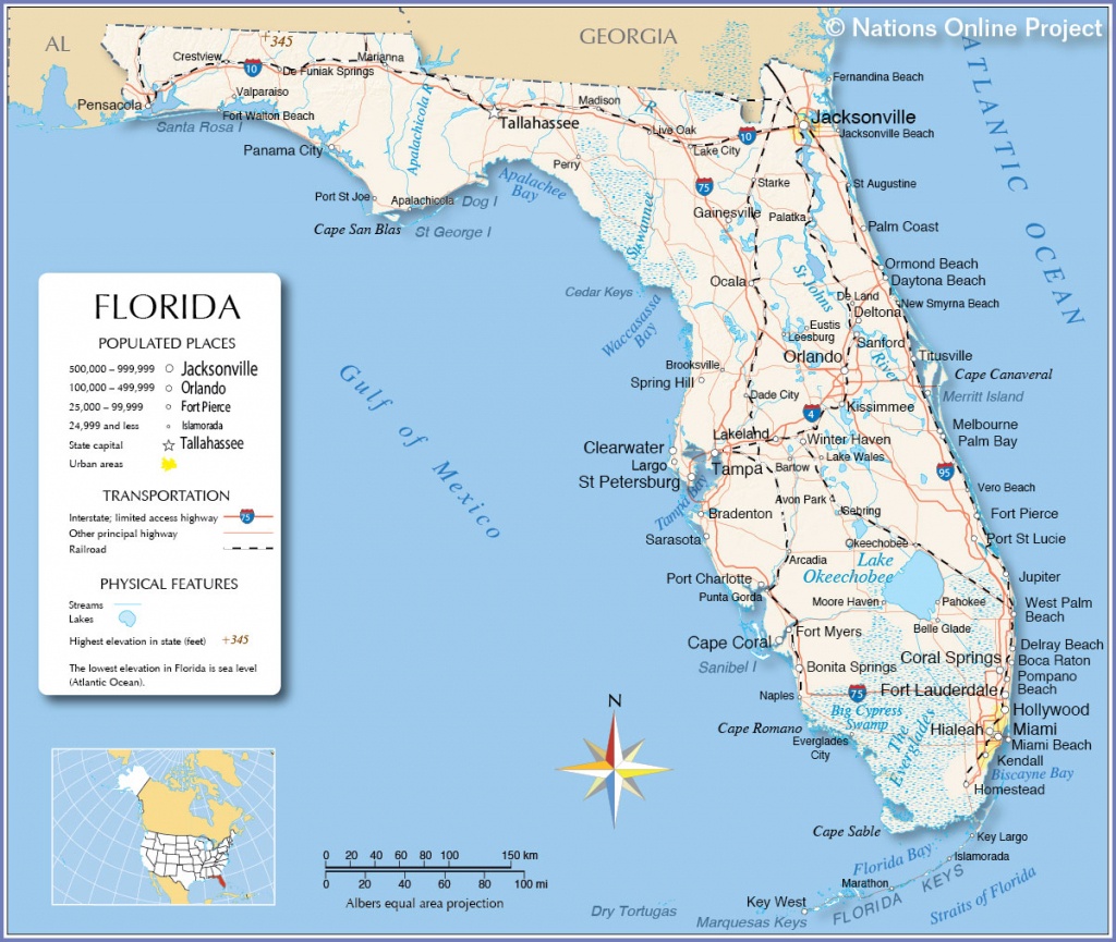Map Of Gulf Coast Cities And Travel Information | Download Free Map - Map Of Florida Beaches Gulf Side