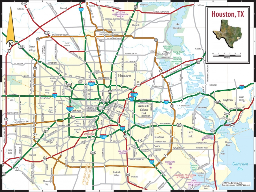 Map Of Houston Area Tx Free Downloads Maps Printable Texas Road - Printable Map Of Houston