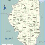 Map Of Illinois Counties With Names Towns Cities Printable   Illinois County Map With Cities Printable