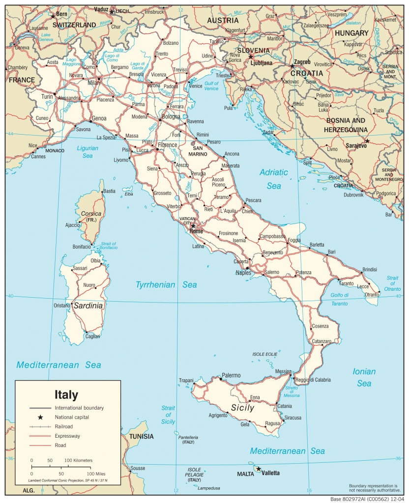 Map Of Italy - Free Large Images | Interesting Maps Of Italy | Italy - Large Map Of Italy Printable