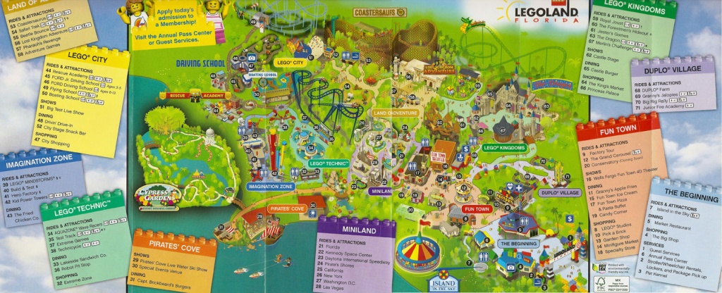Map Of Legoland Florida - Legoland Map Florida