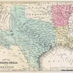 Map Of Louisiana, Texas, And Arkansas *****sold*****   Antique Maps   Texas Louisiana Map