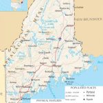 Map Of Maine | Maine State Map   A Large Detailed Map Of Maine State   Printable Map Of Maine