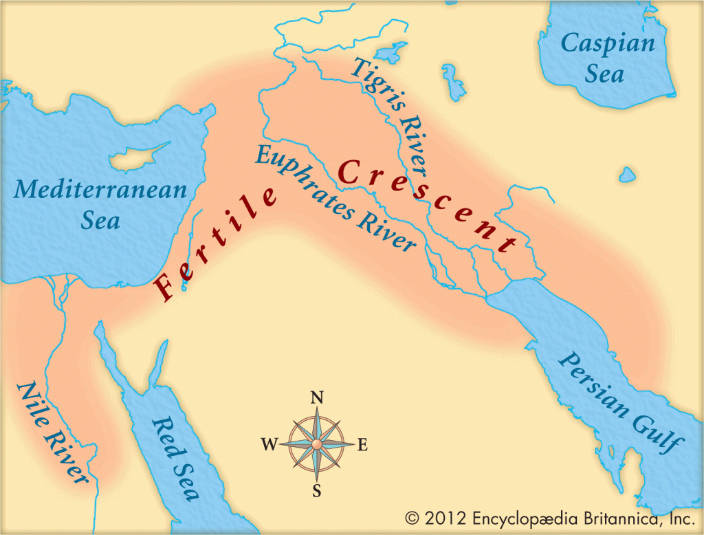 Map Of Mesopotamia Fertile Crescent Fertile Crescent -- Kids - Free Printable Map Of Mesopotamia