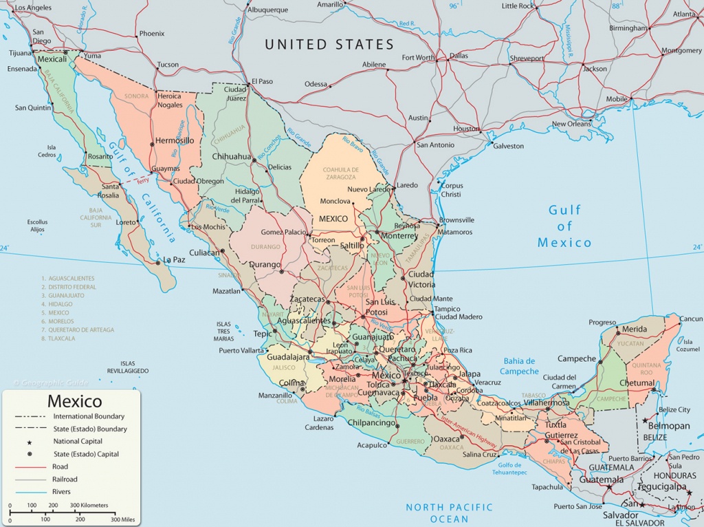 Map Of Mexico - Baja California, Cancun, Cabo San Lucas - Baja California Norte Map