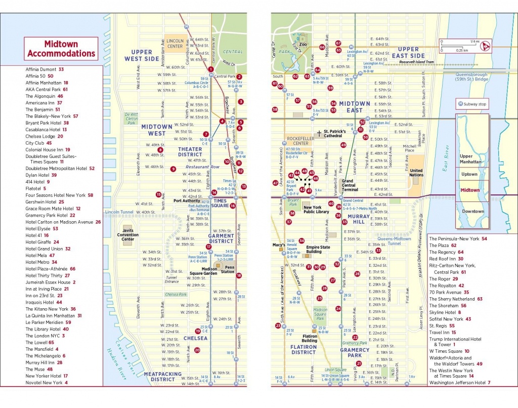 Map Of Midtown Manhattan Printable - Printable Walking Map Of - New York City Maps Manhattan Printable