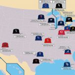 Map Of Mlb Teams, Including Historical Locations Of The Teams | My   Printable Map Of Mlb Stadiums