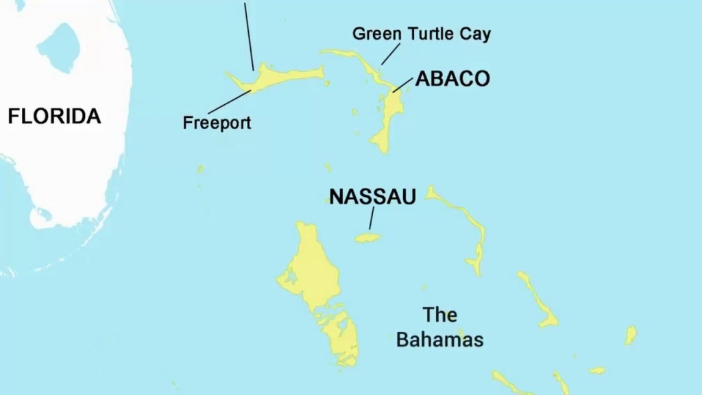 Map Of Nassau, Bahamas - Pros &amp;amp; Cons Of Nassau - Youtube - Map Of Florida And Bahamas