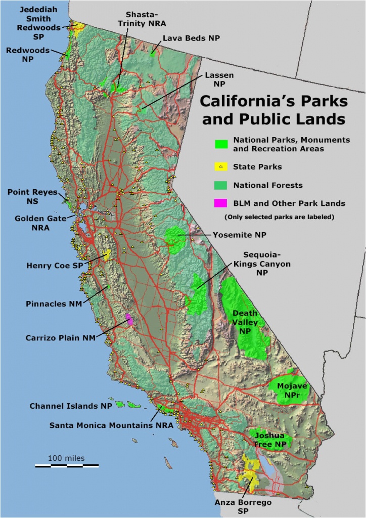 Map Of National Parks In California National Parks Photography - California National Parks Map