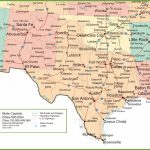 Map Of New Mexico, Oklahoma And Texas   Texas Road Map Google