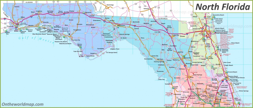 Map Of North Florida - Florida North Map
