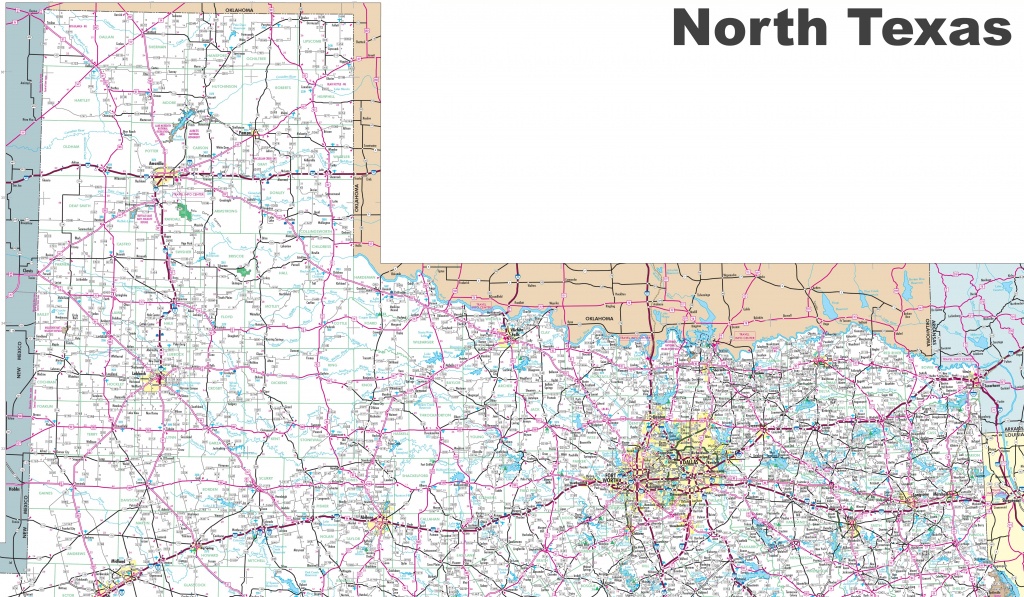 Map Of North Texas - Paris Texas Map