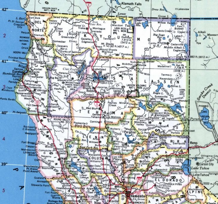 Map Of Northern California Cities