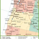Map Of Oregon And Washington   California Oregon Washington Road Map