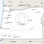 Map Of Oregon Political   Printable Map Of Oregon