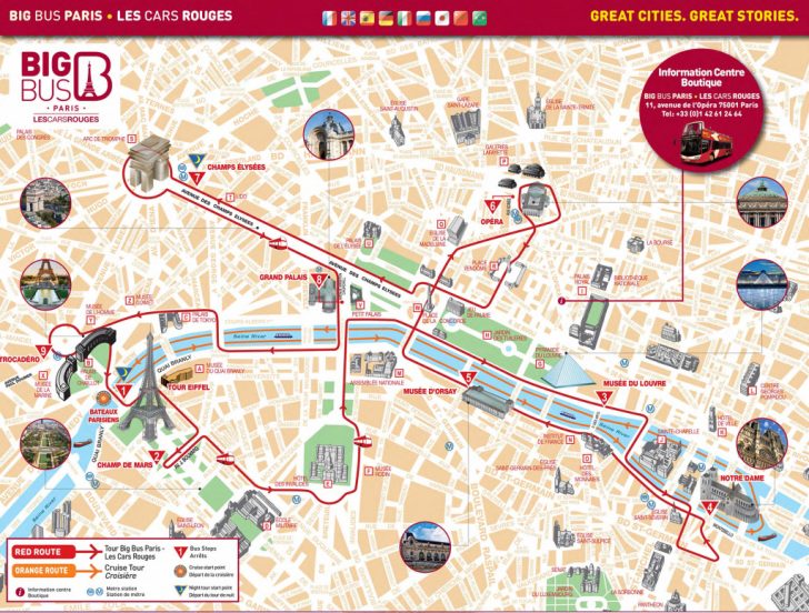 Printable Walking Map Of Paris