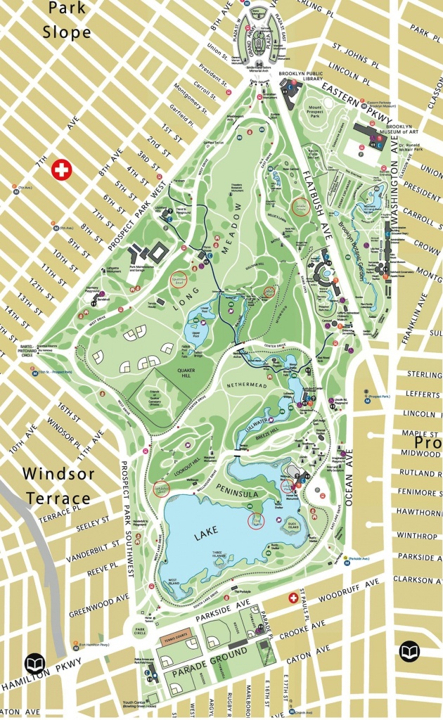 Map Of Prospect Park Brooklyn Ny | Interface Look And Feel - Prospect Park Map Printable