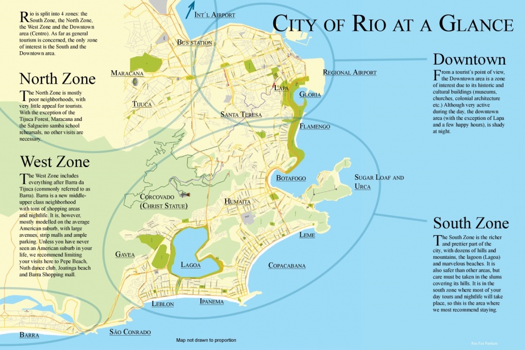 Map Of Rio De Janeiro Neighborhoods - Printable Map Of Rio De Janeiro