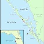 Map Of Sampling Area Off Sarasota, Fl Showing Locations Of A   Map Of Sarasota Florida And Surrounding Area