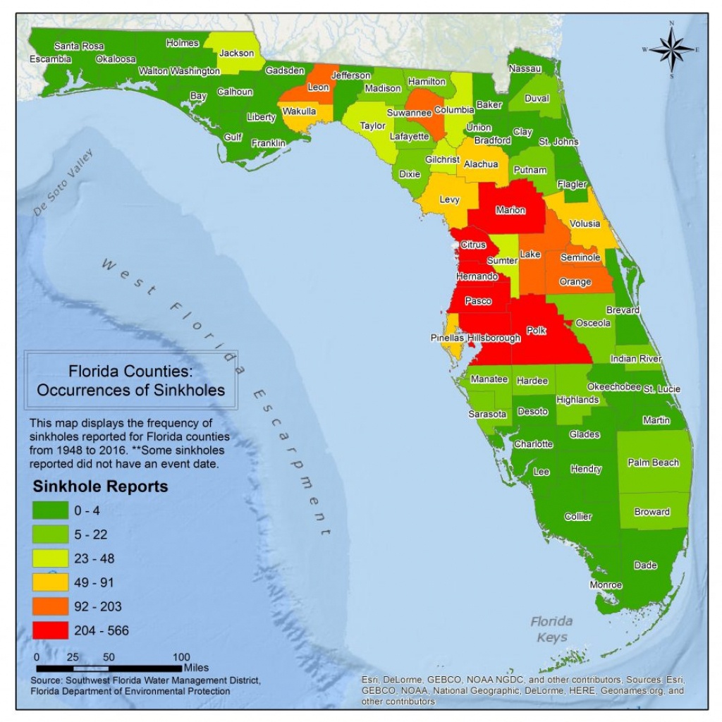 Map Of Sinkholes In Florida 2018 - A Pictures Of Hole 2019 - Florida Geological Survey Sinkhole Map