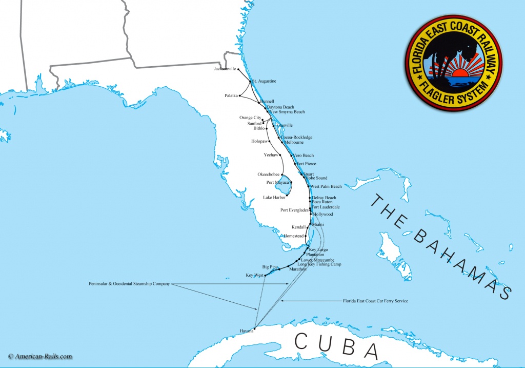 Map Of South Florida Coast - Lgq - Map Of Florida East Coast