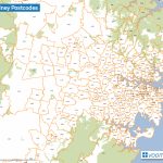 Map Of Sydney Postcodes – Voommaps   Printable Map Of Sydney Suburbs